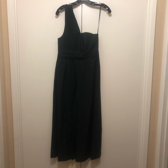 NWT A.L.C. Athelia One-Shoulder Wide-Leg Jumpsuit - Picture 8 of 12